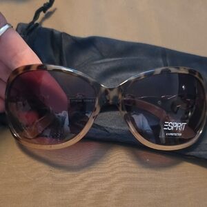 Esprit Women's Brown Patterned Sunglasses